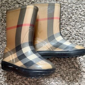 Burberry Black Rugged Boots